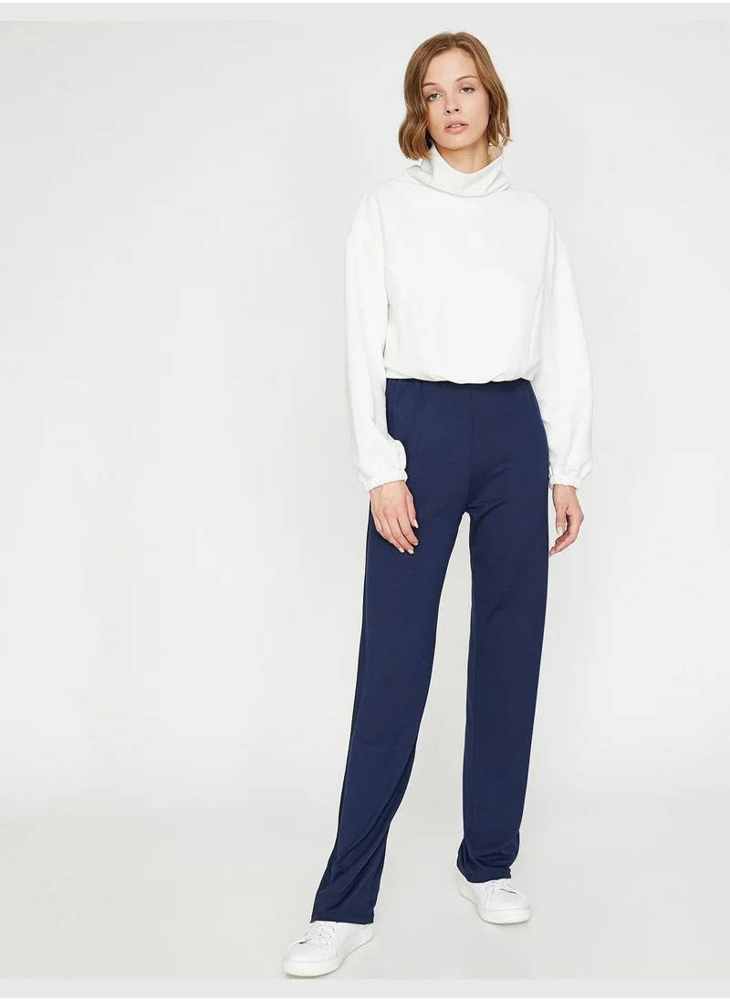 كوتون Medium Rise Trousers