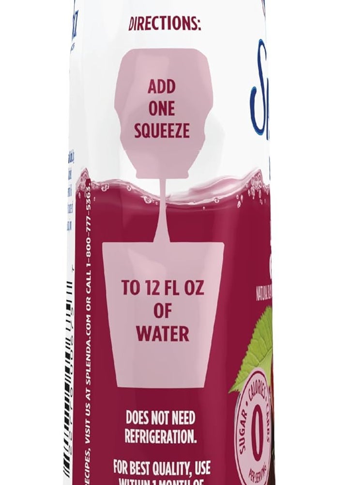SPLENDA Energy Liquid Water Enhancer Drops, Sugar Free Black Cherry Flavor, 3.11 Fl Oz - Image 5