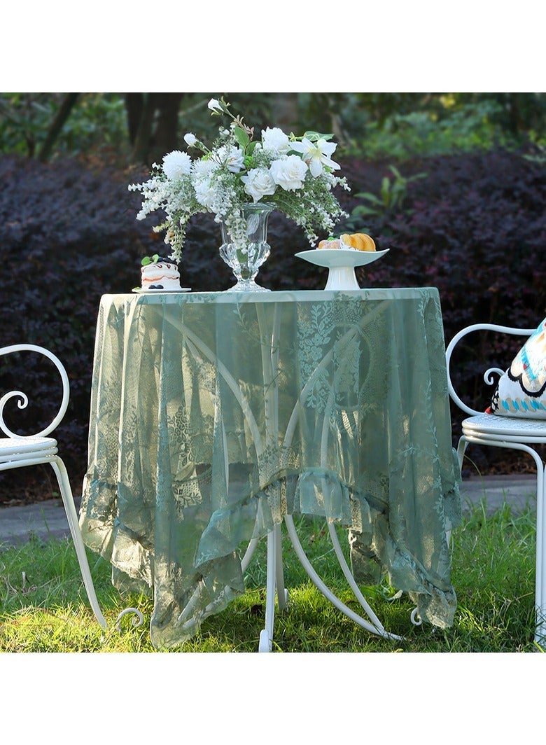 Hollow Out Lace Tablecloth Multiple Sizes Elegant Cutwork Lace Table Cover for Dining Table Home Party Decor - Image 2
