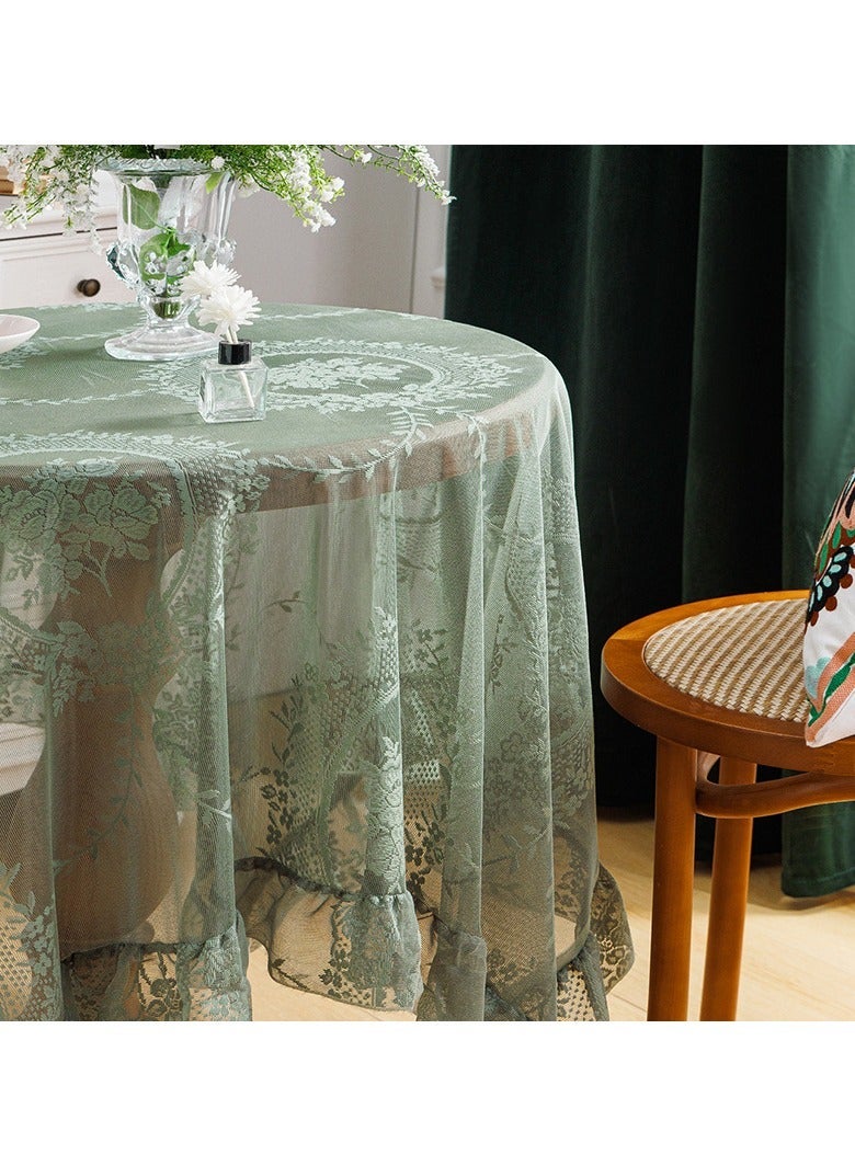 Hollow Out Lace Tablecloth Multiple Sizes Elegant Cutwork Lace Table Cover for Dining Table Home Party Decor - Image 3