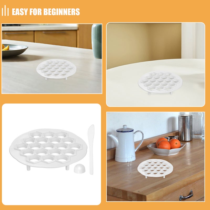 4 Sets Russian Ravioli Maker Dumpling Maker Press Kitchen Tool For Chinese Dumplings Pierogi Ravioli Dough Press For Family Gatherings - Image 2