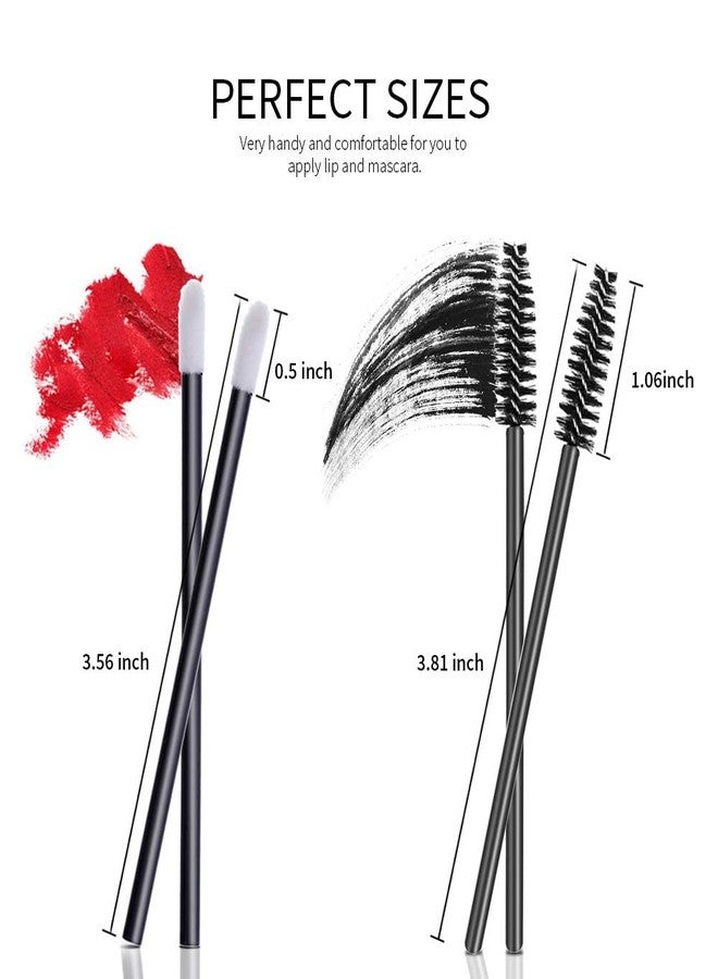 AKADO 50pcs Lip Wands and Mascara Wands,Lip Applicators Mascara Makeup Applicator Lipgloss Lip Brush Mascara Brush Lipstick Tester Wands Eyelash Brushes (Multicolor) - Image 5