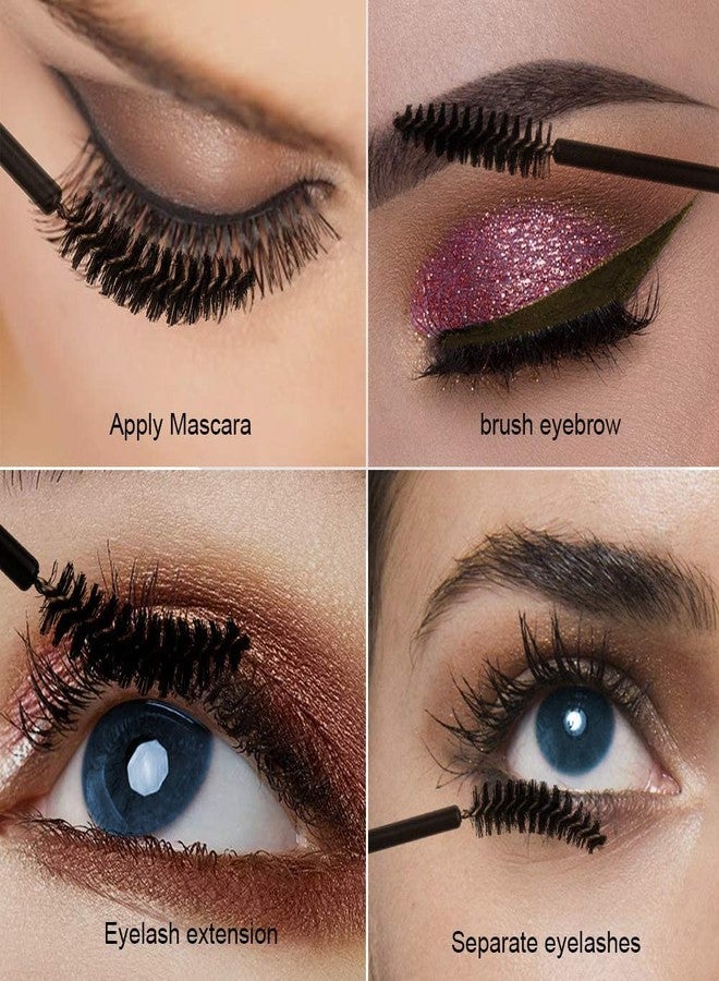 AKADO 50pcs Lip Wands and Mascara Wands,Lip Applicators Mascara Makeup Applicator Lipgloss Lip Brush Mascara Brush Lipstick Tester Wands Eyelash Brushes (Multicolor) - Image 4