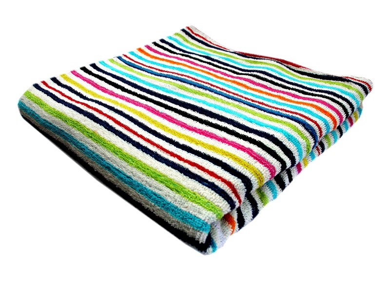 Space Fly Premium Luxury Soft & Cotton Striped, Large Size Bath Towels, Touch to Good Feel (Size: 28X59 Inch) (Set of 2) - Image 4