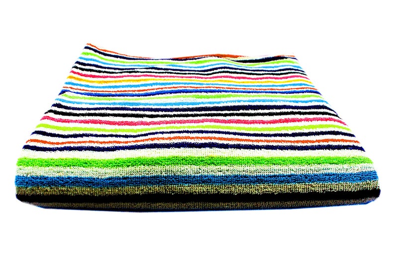 Space Fly Premium Luxury Soft & Cotton Striped, Large Size Bath Towels, Touch to Good Feel (Size: 28X59 Inch) (Set of 2) - Image 3