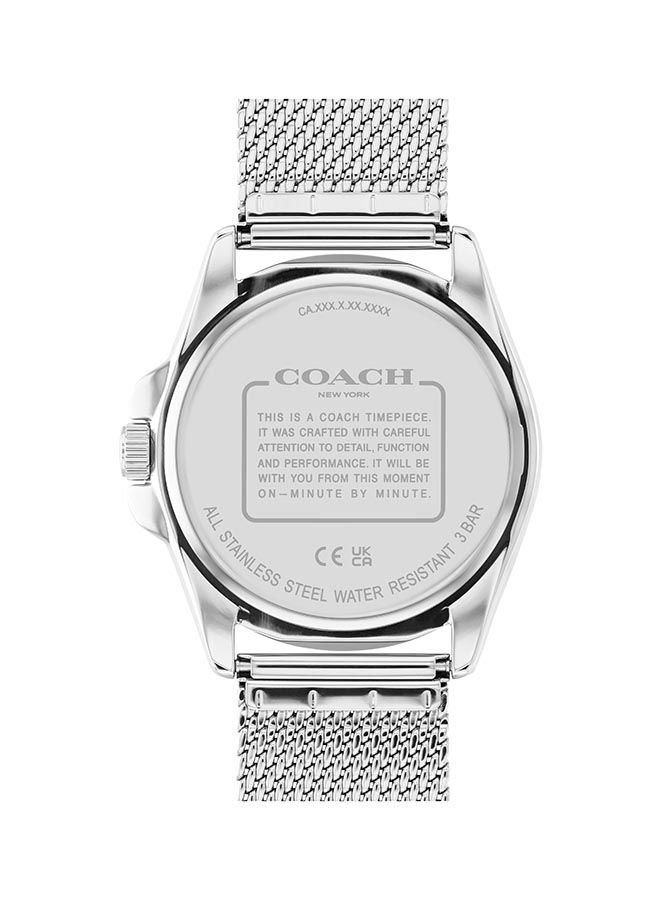 COACH Men Analog Round Shape Stainless Steel Wrist Watch 41 mm - Image 4