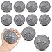HSLCGF 10 Pack Moon Stress Balls 28 inch Hand Muscle Exercise Pressure Ball Soft Foam Stress Relief Anxiety Fidget Relief Squeeze Ball for Student Adult School Office Festivals Gifts Grey 10 - Image 2