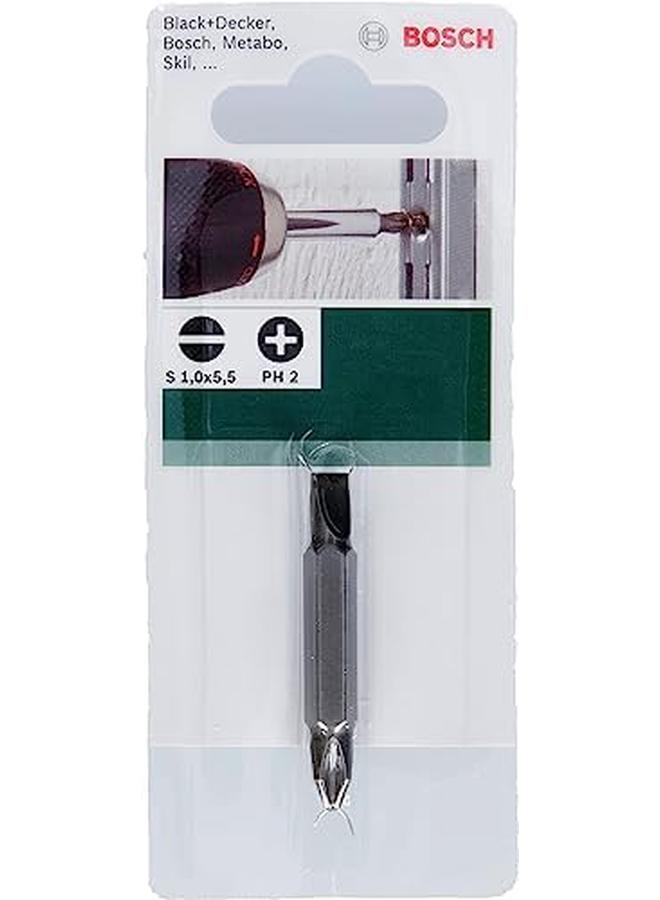 BOSCH Double Ended Screwdriver Bit 1 4 Inch External Hex Shank Fit Directly Inch The Drill Chucks 45 Mm Length 1 Piece - Image 4