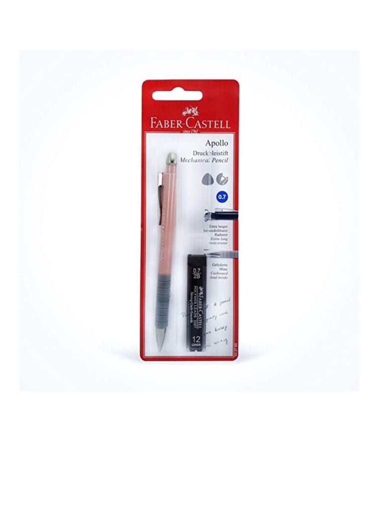 FABER-CASTELL - Faber Castell APOLLO MECHANICAL PENCIL 0.7MM,Assorted, 232790 - Image 1