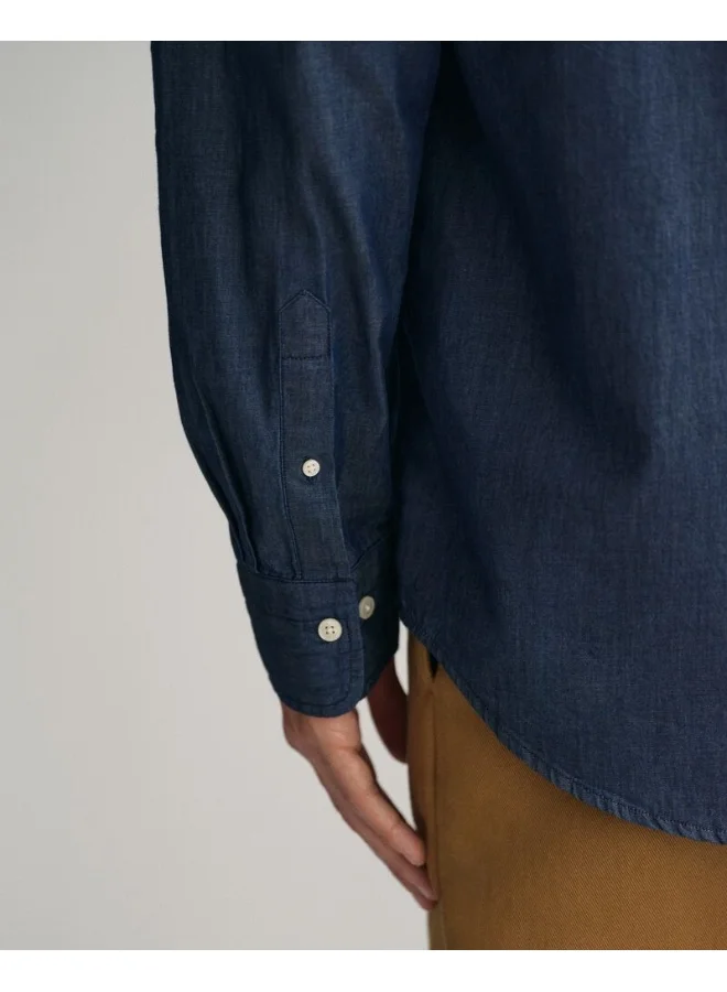 GANT Regular Fit Indigo Shirt