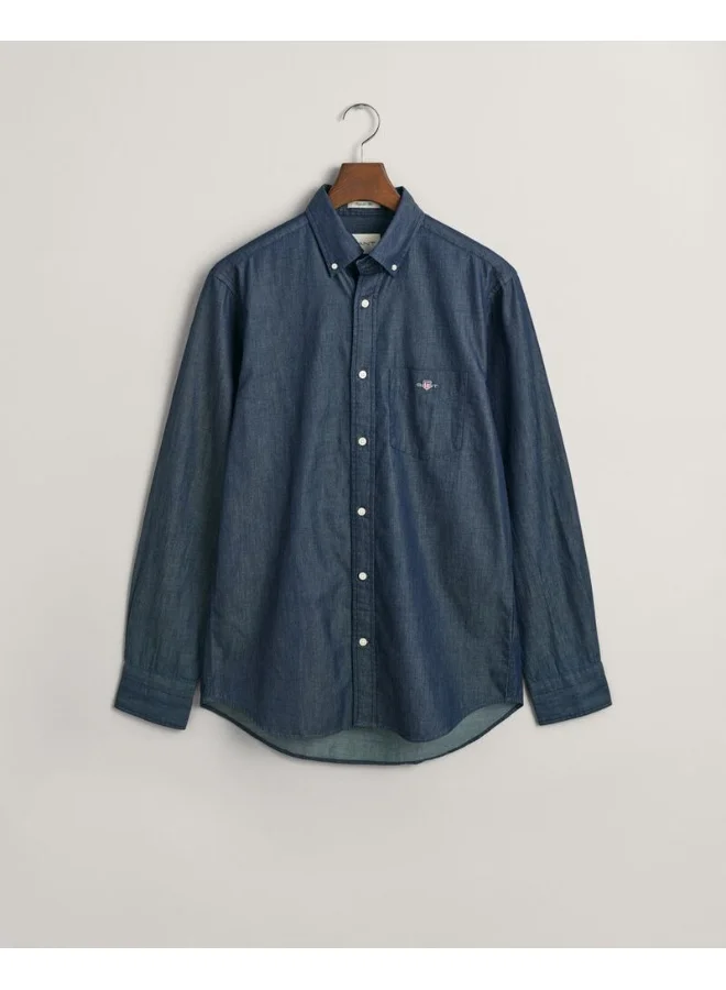 GANT Regular Fit Indigo Shirt
