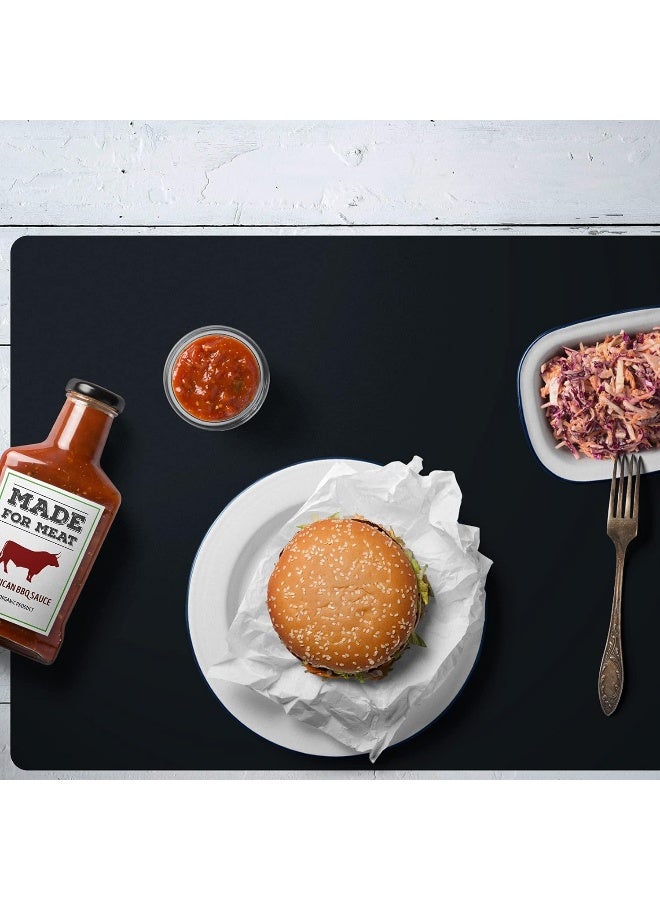 wellhouse Extra Large Mulitpurpose Silicone Nonstick Pastry Mat Countertop Protector Heat Resistant Nonskid Table Mat - Image 4