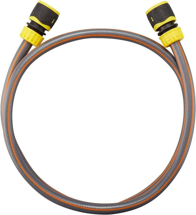 LitOrange Hose Connection Set, Hose Pipe Fitting Connection Kit including 1.5M 4-layer PVC Pipe, 2 x 1/2" Hose End Quick Connectors, for Irrigation, Car Wash, Gardening,Pet - Image 1
