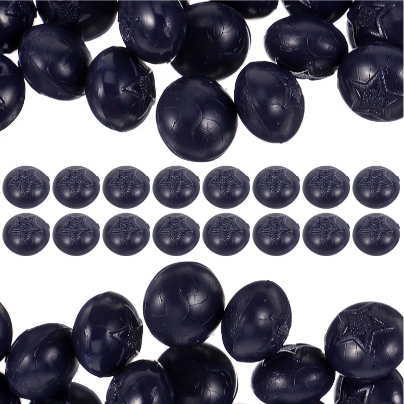 50pcs Artificial Blueberry Fake Simulation Realistic Blueberries Fake Fruit for DIY Craft - Image 5