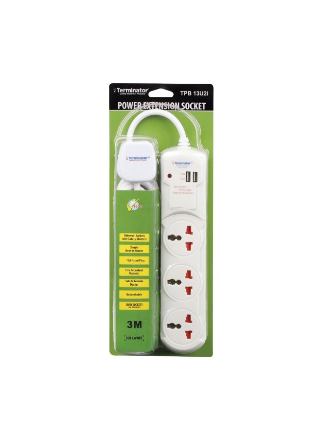 Terminator Extension Lead TPB 13U2IA-3M - Image 2