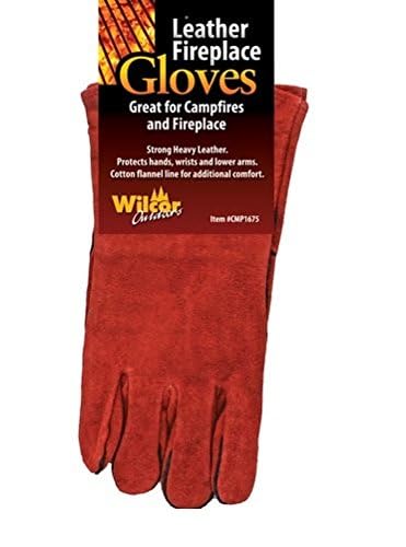 Campfire Fire Place Tender Gloves (Strong Heavy Leather)(Colors May Vary) - Image 2