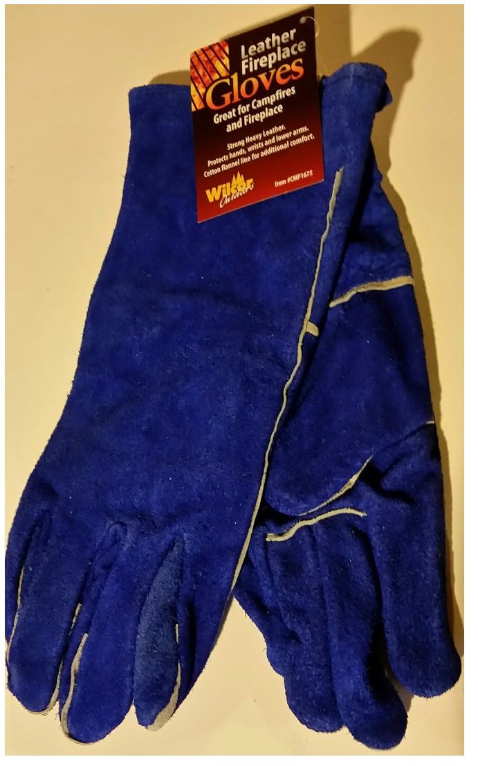 Campfire Fire Place Tender Gloves (Strong Heavy Leather)(Colors May Vary) - Image 3