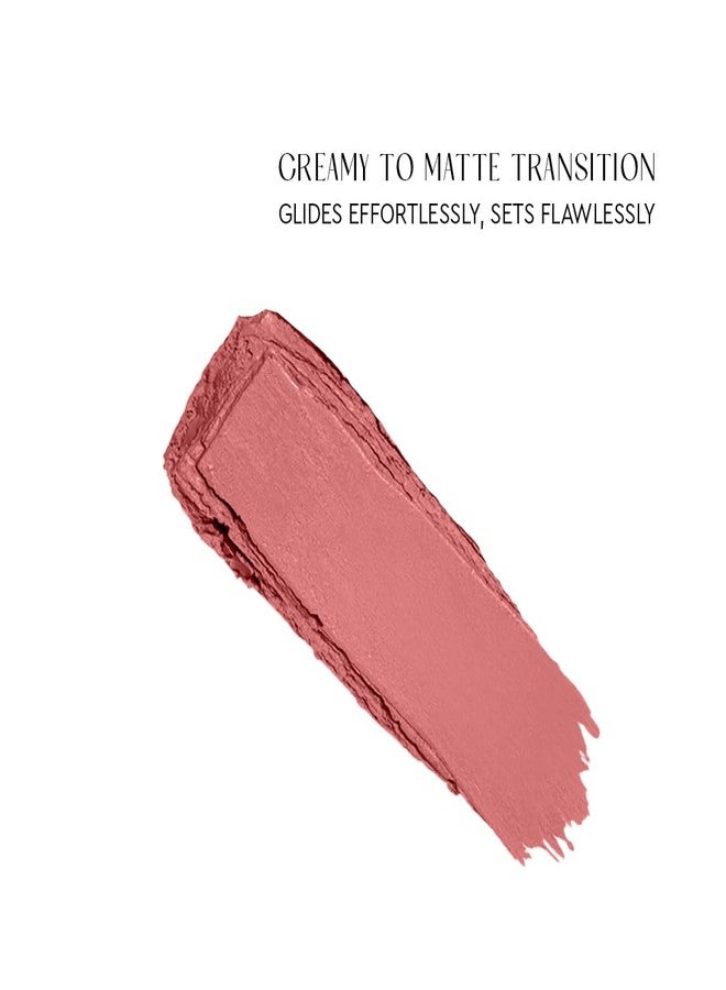 Kiro Slickstick Luxe Matte Lipstick - Almond Latte, 2.4g | High-Pigment Velvet Matte Finish | Hydrating & Long-Lasting | Infused with Peptides & Hyaluronic Spheres | 12 Nude, Pink, Brown & Red Shades - Image 2