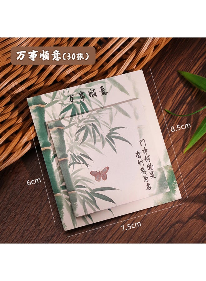 HELPS Creative Antique Inspirational Post-it Notes For Students With High Color Value Message Note Notes Can Stick Small Gifts For N Times - Image 1