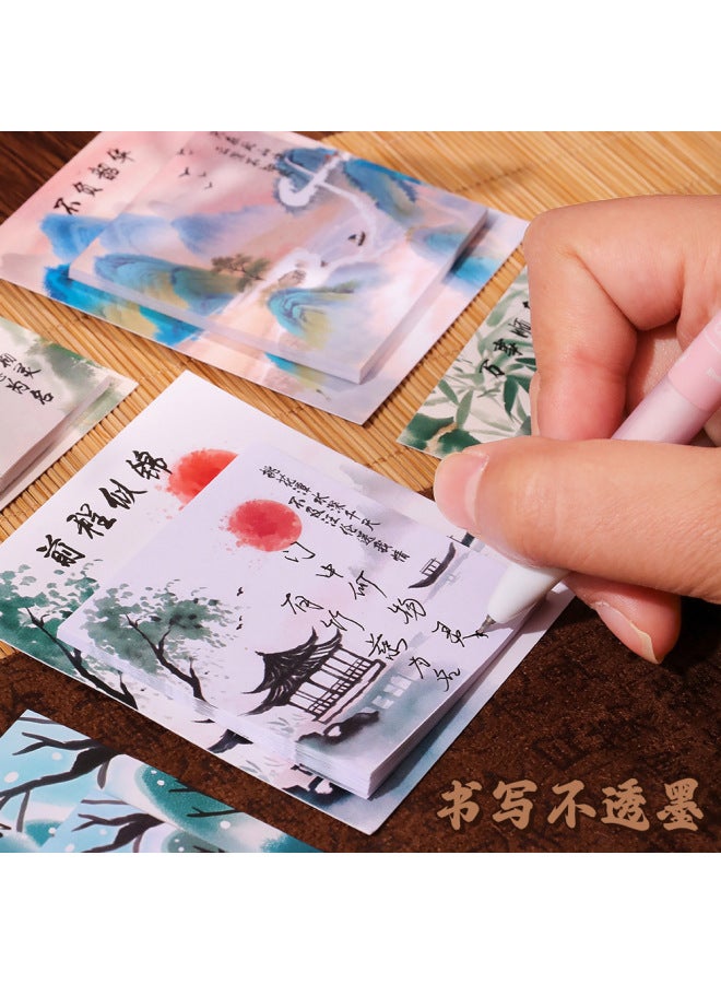 HELPS Creative Antique Inspirational Post-it Notes For Students With High Color Value Message Note Notes Can Stick Small Gifts For N Times - Image 2