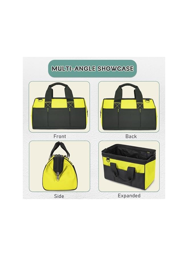 PROMASS promass Tool Storage Bag, Heavy Duty Tool Storage Bag, Large Capacity Waterproof Tool Bag with Shoulder Strap for Eletricians, DIY, Tool Storage  - Image 5