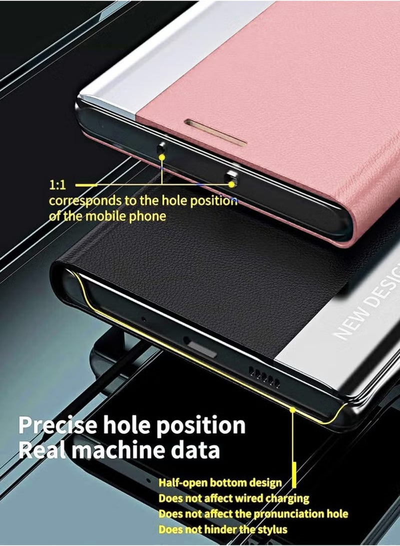 X-level Samsung Galaxy S25 Ultra Cover Case with Full Body Back Front Screen Slim Flip Cover,Anti-Scratch,Nano Adsorption,Stand Function,Protector for Samsung S25 Ultra - Image 4