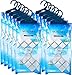 ZARPAX Hanging Moisture Absorber Fresh Cotton 106 oz300g Moisture Absorbing Bags for Bathroom Closet Kitchen Vehicles Removes Moisture Humidity Odors Portable Dehumidifier Set Of 10 - Image 1
