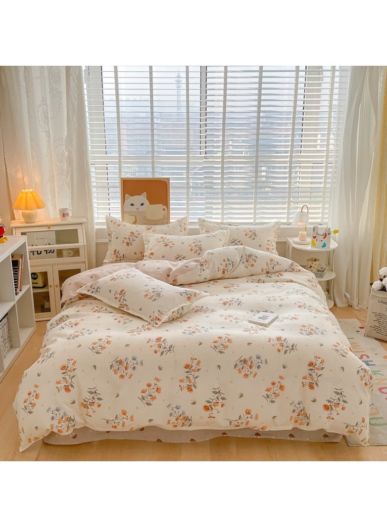 Nariele Dormitory Home Skin Friendly Bedding Bedding Multi Piece Set