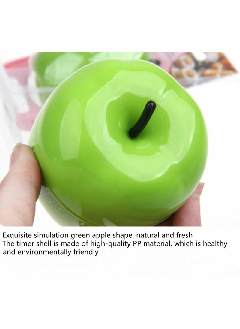 Y&D - Timers 60 Minutes Mechanical Kitchen Cooking Timer Clock Loud Alarm Counters Manual Timer(Green Apple) - Image 1