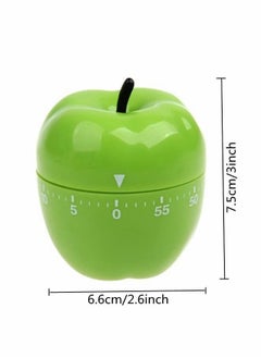 Y&D Timers 60 Minutes Mechanical Kitchen Cooking Timer Clock Loud Alarm Counters Manual Timer(Green Apple)  - Image 2