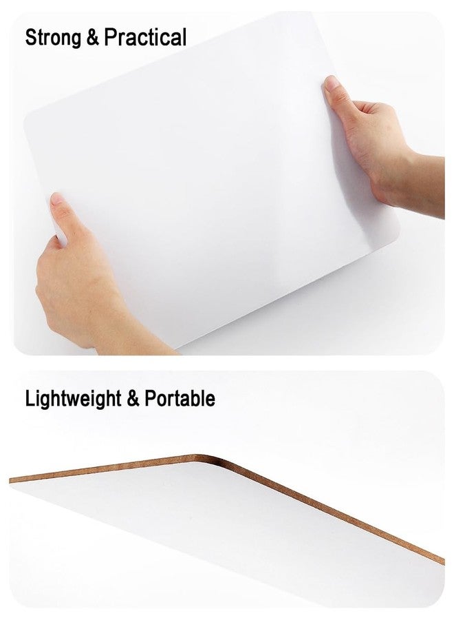 HERKKA Dry Erase Lapboards, 25 Pack Double Sided Dry Erase Lap Boards 9 x 12.5 Inch, 25 Markers, 25 Erasers, Small Dry Erase Boards for Students Classroom Teacher Supplies - Image 5