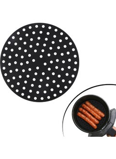 Buffer ® Colorful Heat Resistant Washable Silicone Oven and Airfryer Round Model Baking Mat 23 cm  - Image 1