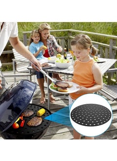 Buffer ® Colorful Heat Resistant Washable Silicone Oven and Airfryer Round Model Baking Mat 23 cm  - Image 2