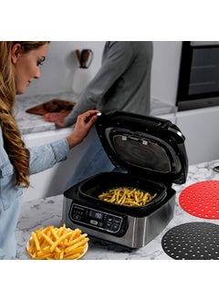 Buffer ® Colorful Heat Resistant Washable Silicone Oven and Airfryer Round Model Baking Mat 23 cm  - Image 4
