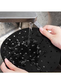 Buffer ® Colorful Heat Resistant Washable Silicone Oven and Airfryer Round Model Baking Mat 23 cm  - Image 5