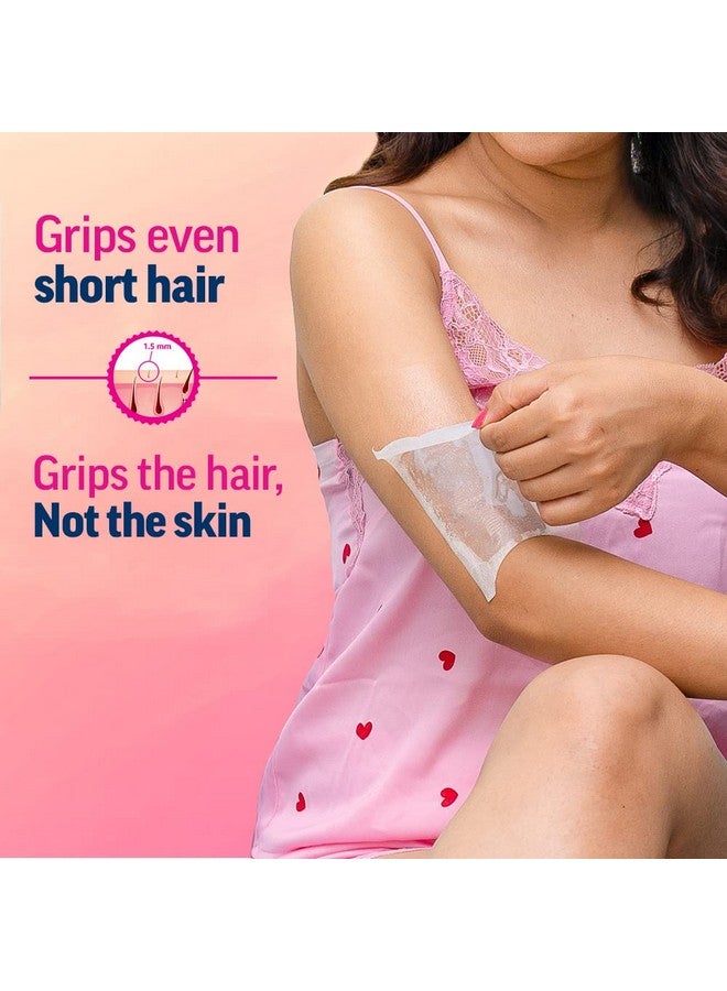 مجموعة شرائح الشمع الاحترافية للبشرة الحساسة، 20 شريطًا (عبوة من 3) | جل الشمع لإزالة الشعر للنساء | ما يصل إلى 28 يومًا من النعومة | لا حاجة إلى سخان الشمع أو حبوب الشمع - Image 4