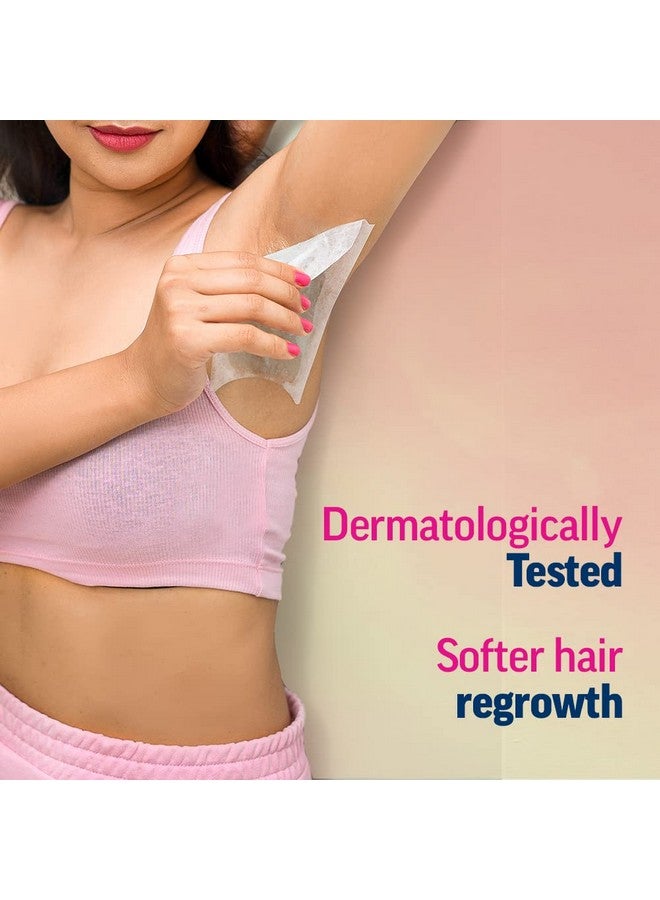 مجموعة شرائح الشمع الاحترافية للبشرة الحساسة، 20 شريطًا (عبوة من 3) | جل الشمع لإزالة الشعر للنساء | ما يصل إلى 28 يومًا من النعومة | لا حاجة إلى سخان الشمع أو حبوب الشمع - Image 5