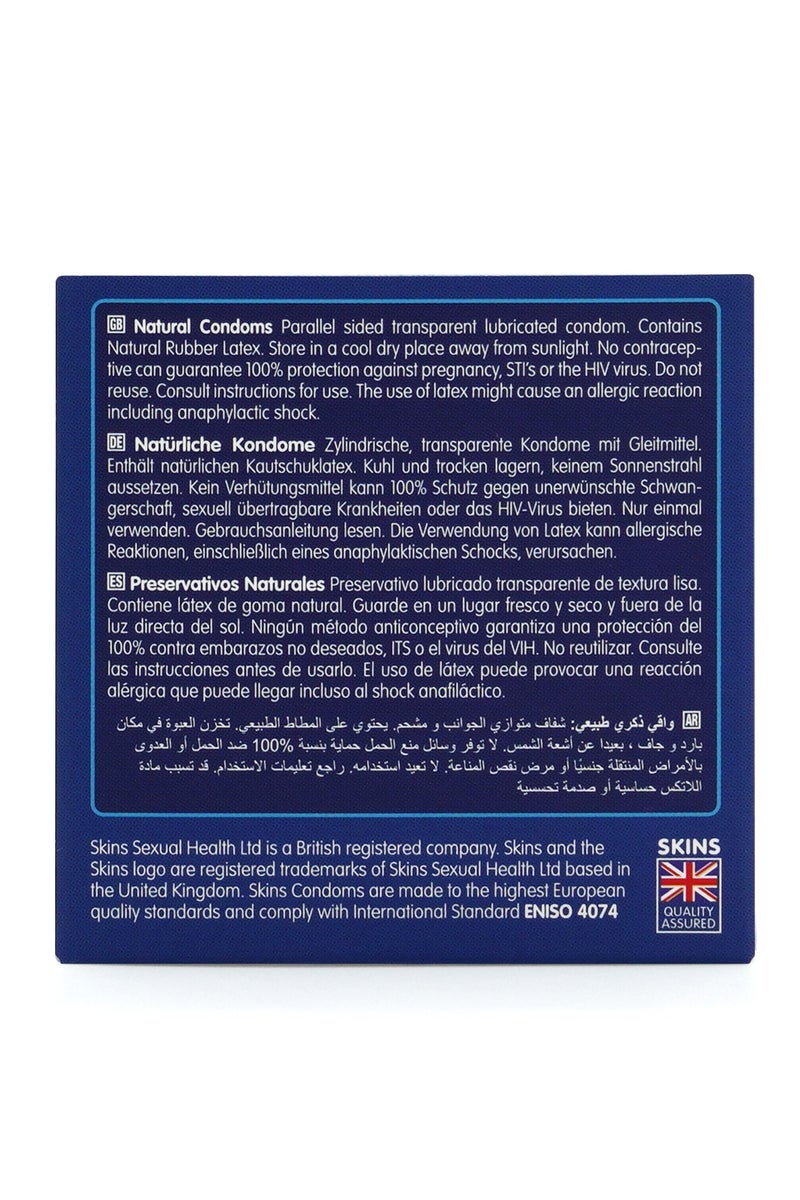 سكينز واقي ذكري سكينز طبيعية 4 قطع - Image 5