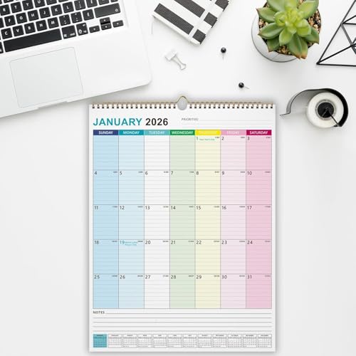 Dayvorax 2026-2027 Wall Calendar - Wall Calendar 2026-2027 from Jan 2026 to Jun 2027, 22" x 17", Extra Large Calendar with Thick Paper, Large Ruled Blocks - Image 5
