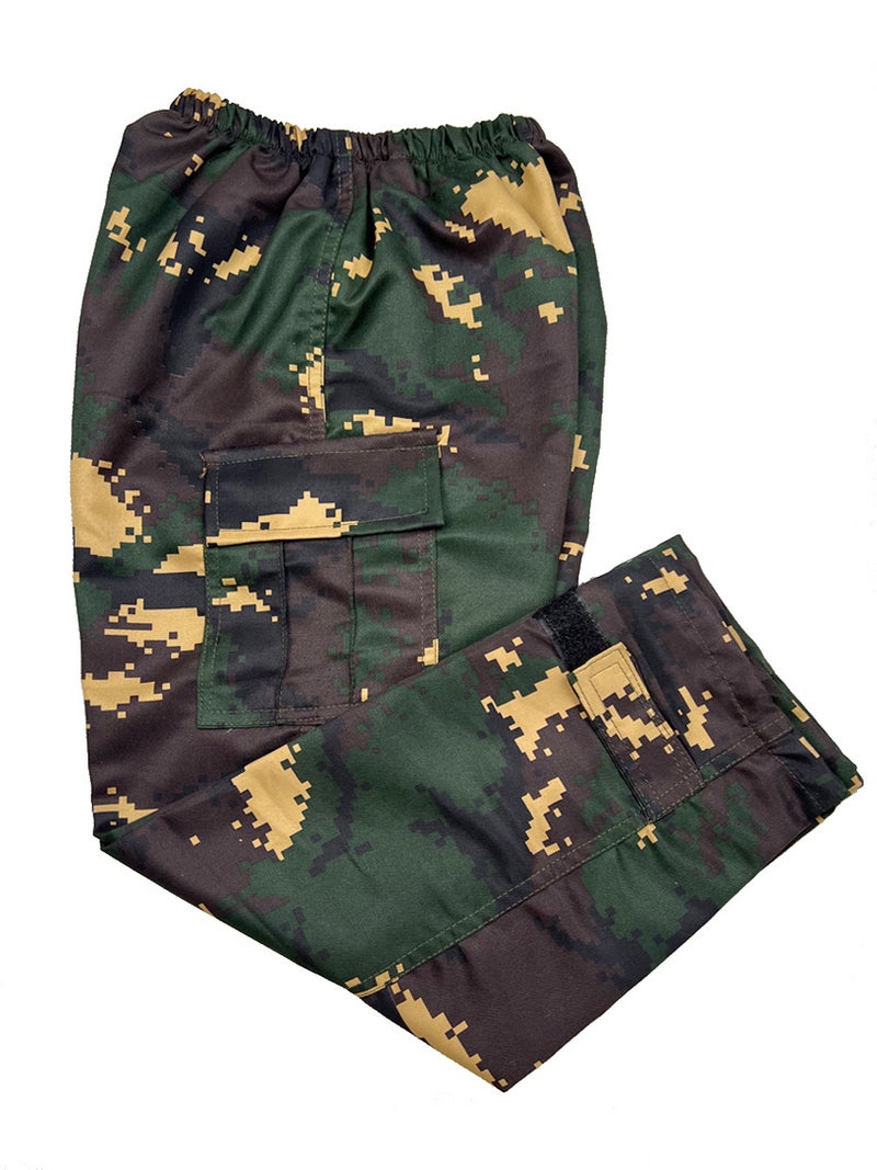 Children'S Camouflage Single Pants Boy'S Cordwork Pants Tabby Pants Girl'S Casual Pants New Military Fan Pography Performance Pants - Image 5