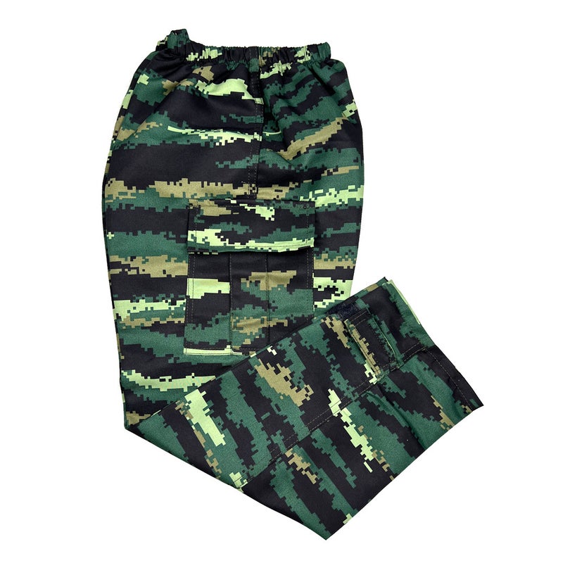 Children'S Camouflage Single Pants Boy'S Cordwork Pants Tabby Pants Girl'S Casual Pants New Military Fan Pography Performance Pants - Image 1