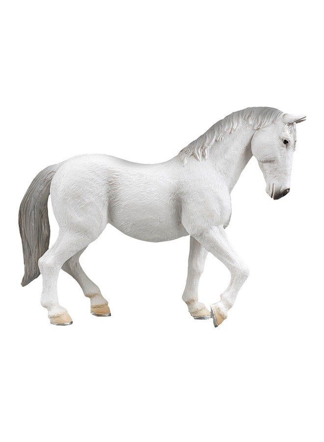 MOJO Lipizzaner Mare Realistic Equestrian Horse Club Hand Painted Toy Figurine - Image 1