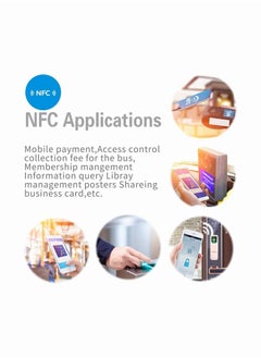 Excefore 5/10/20/30/50/80/100/150/200 piece NFC Tags NTAG215 NFC 215 Cards, 504 Bytes Memory NFC Business Card Blank NFC Cards Ntag215 NFC Chip for NFC Phone and Device Writeable Programmable  - Image 4