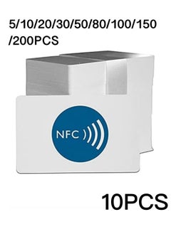 Excefore 5/10/20/30/50/80/100/150/200 piece NFC Tags NTAG215 NFC 215 Cards, 504 Bytes Memory NFC Business Card Blank NFC Cards Ntag215 NFC Chip for NFC Phone and Device Writeable Programmable  - Image 1