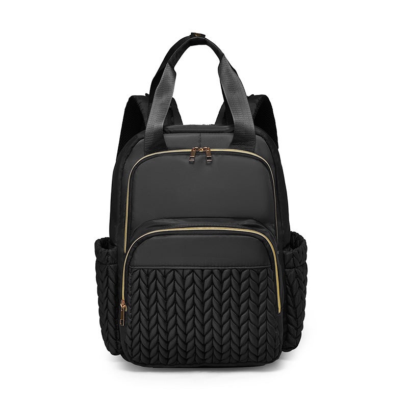 Casual Fashion Mommy Bag Large Capacity Waterproof Backpack New Portable Outing Mother And Baby Bag - Image 1