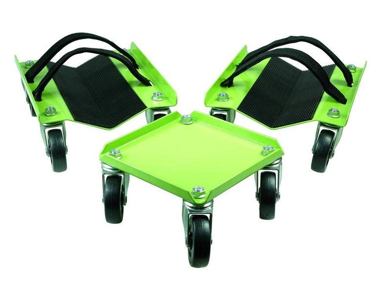 KASTFORCE KASTFORCE Snowmobile Dolly Heavy Duty Carries up to 1500 lbs 682 kg VSlide with 25 Nylon Swivel Casters Rubber Pad Protecting Skis and 2 Pairs of Heavy Duty Straps Firmly Attaching on Skis KF2014 