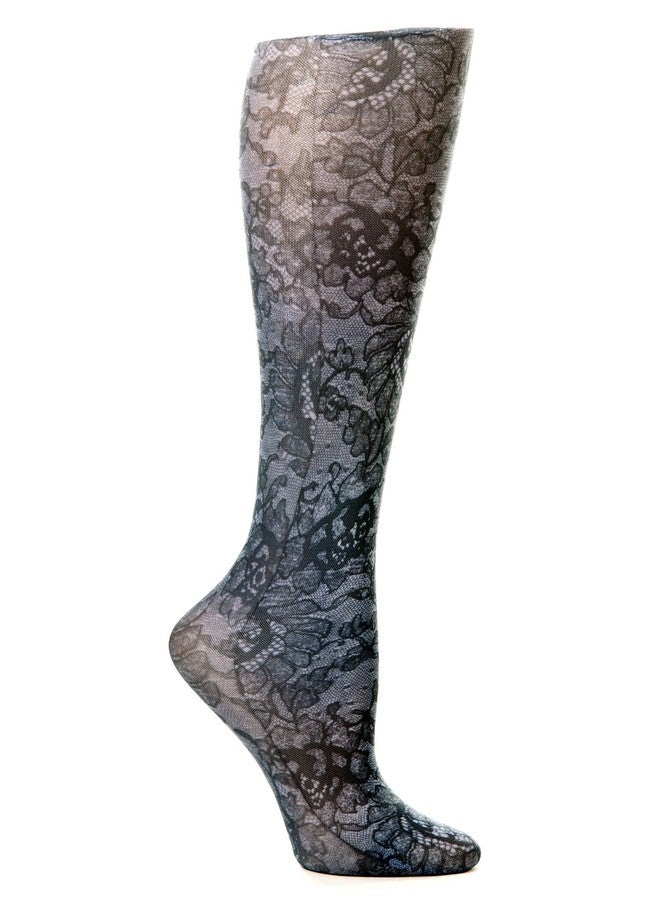 Celeste Stein Therapeutic Compression Socks, Midnight Lace, 15-20 mmhg, 1 Pair