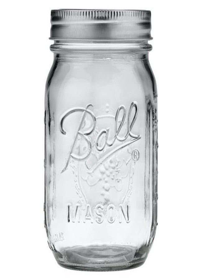 Ball Regular Mouth Glass Mason Jars with Lids and Bands, Used for Canning (Pint, 16 Ounce (Pack of 4)) - Image 2