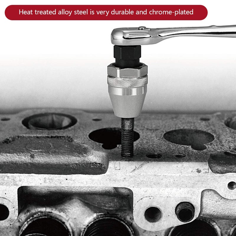 LCGP Damaged Bolt and Stud Extractor Tool, Grips and Removes 1/4-Inch to 1/2-Inch Studs - Ideal for Broken, Rounded Off, Painted Over, and Rusted Tight Bolts - Image 4
