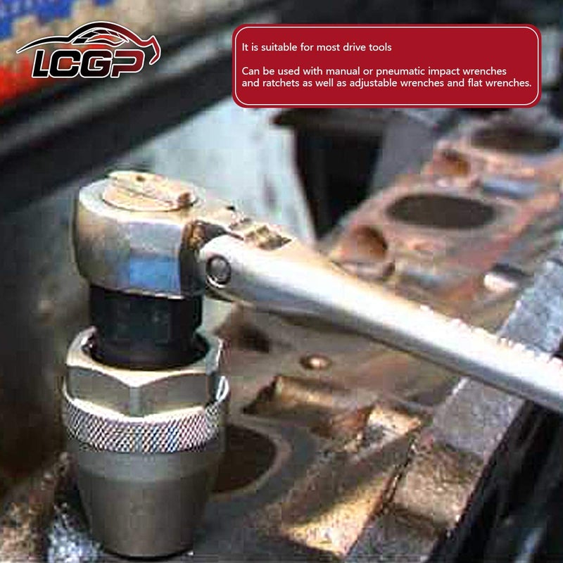 LCGP Damaged Bolt and Stud Extractor Tool, Grips and Removes 1/4-Inch to 1/2-Inch Studs - Ideal for Broken, Rounded Off, Painted Over, and Rusted Tight Bolts - Image 5